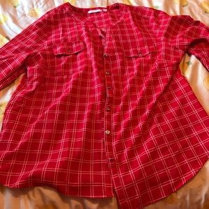 Light weight button up blouse